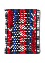 Load image into Gallery viewer, Red &amp; blue textile picture frame- rectangle
