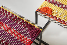 Load image into Gallery viewer, African Red Rectangle Low  Stool
